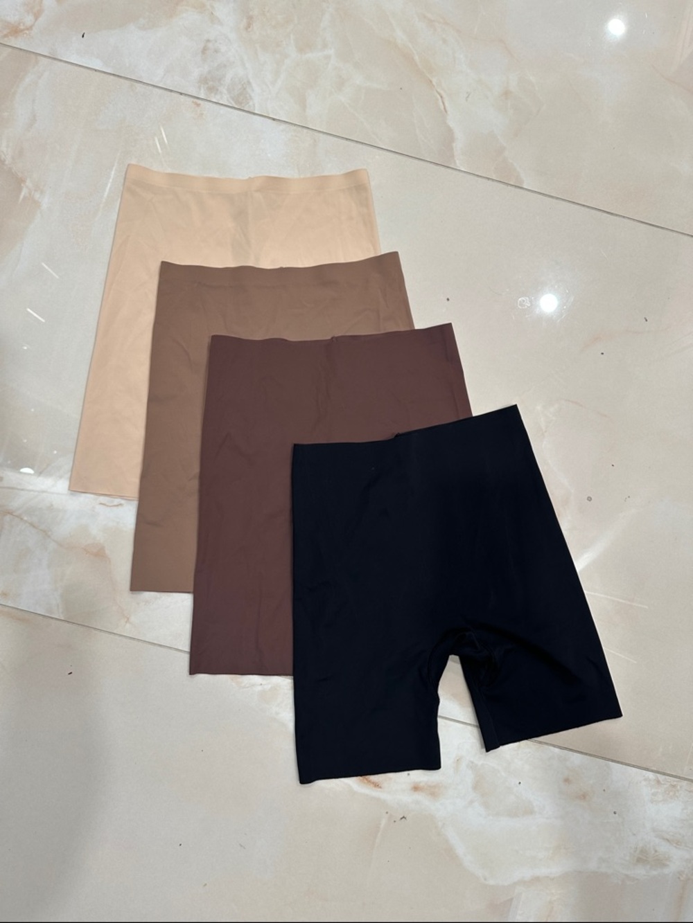 Seamless Shaping Shorties - Black, Chocolate, Taupe, Nude